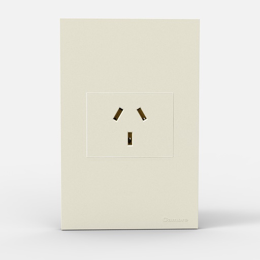 [CAM4135] TAPA LUJO P/MODULO UNIVERSAL DOBLE - Siglo XXI