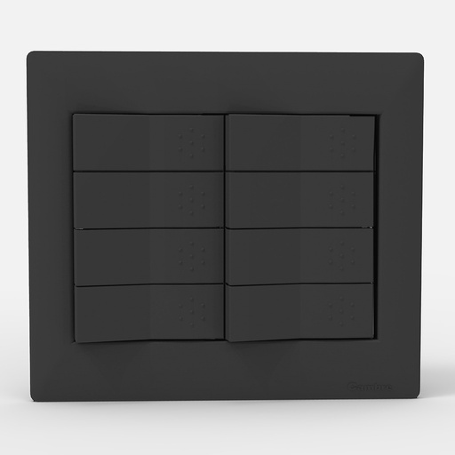 [CAM4708] TAPA 8 MODULOS SIGLO XXII GRIS