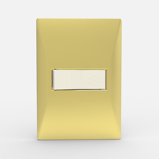 [CAM4801] TAPA 1 MODULO SIGLO XXII ORO