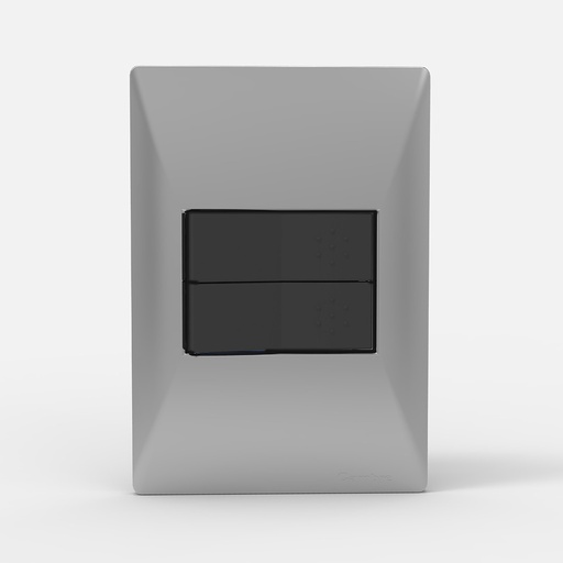 [CAM4902] TAPA 2 MODULOS SIGLO XXII PLATA