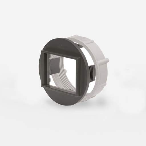 [CAM6996] ADAPTADOR CIRCULAR P/TABLERO (Ø 60MM.) - GRIS