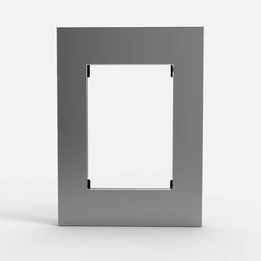 [CAM4959] TAPA Y DISTANCIADOR BAUHAUS PLATA