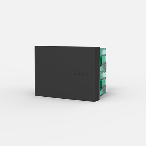 [CAM6121] MODULO COMBINACION, TECLA DOBLE, BAUHAUS - GRIS