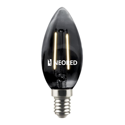 [TBCC37-E14-F2WS] LAMPARA FILAMENTO LED TBCIN SMOKED VELITA E14 2W