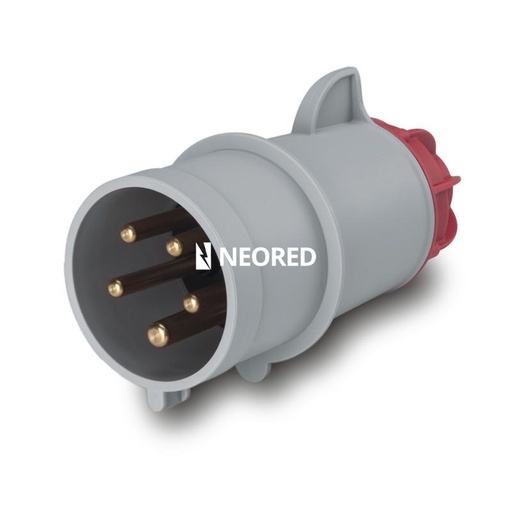 [SCA214.3237] FICHA IP44 3P+N+T 32A 380V 6H