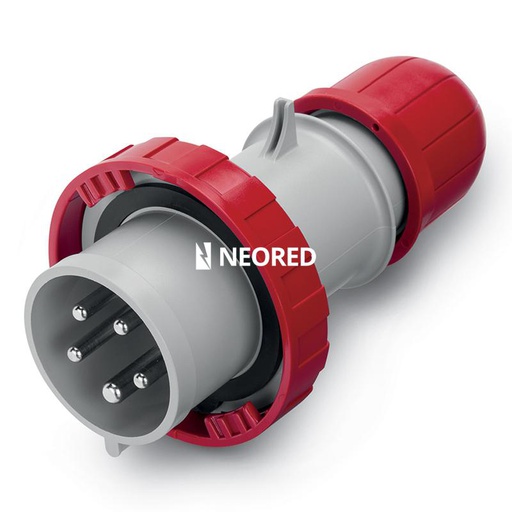 [SCA218.6337] FICHA IP67 3P+N+T 63A 380V 6H