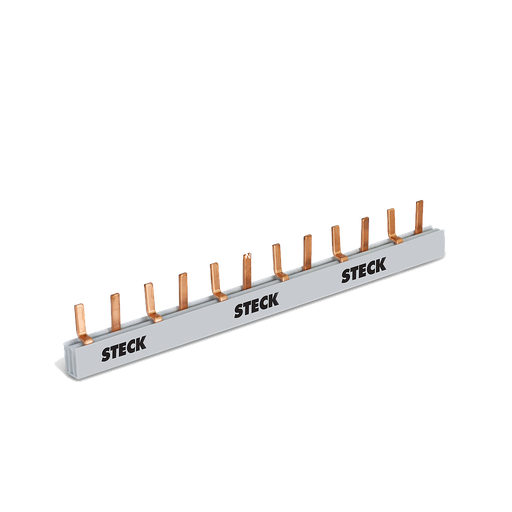 [STES2F210B] BARRA BIFASICA 80A 220/440V 2X6POLOS DIN S2F210B