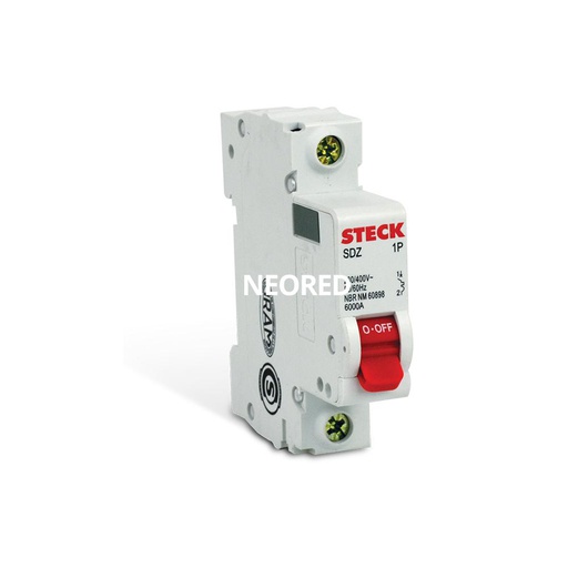 [STESDZD61C06] TERMICA SERIE SDZD61 06A 1P CURVA C 6KA