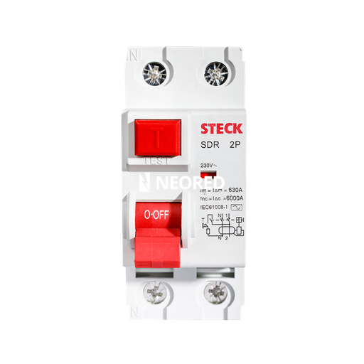 [STESDR22530] INTERRUPTOR DIFERENCIAL 2P 25A 30MA 230V