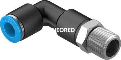 [FES153080] Racor rápido roscado en L, largo - QSLL-1/4-8