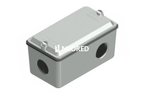 [MICDM 034 L] ACCESORIOS SIN ROSCA DAISA - CAJAS MÚLTIPLES Y ACCESORIOS - CAJA DE DERIVACION Tipo "L", uso interior, rosca 3/4"