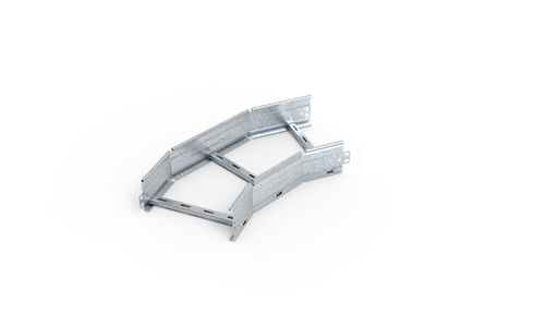 [SAMCS-300-45-090-18-Z] CURVA PLANA ESCALERA SMARTTRAY DE 300mm A 45º ALA 90mm #18 ZINGRIP