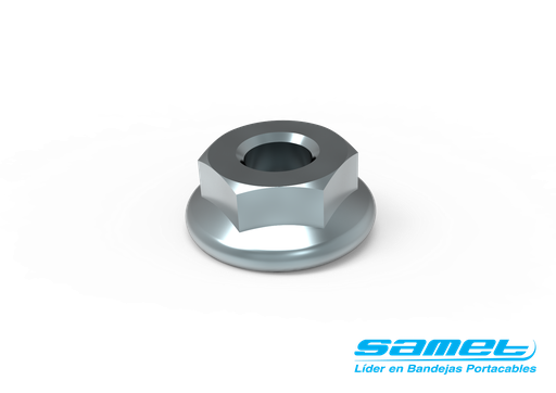 [SAMTHA-3/8-100] TUERCA HEXAGONAL DE 3/8'' C/ALA CINCADA 