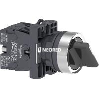 [SCHXA2ED53] Selectora de 3 Posiciones con retorno plástica, 2NA, Maneta Corta