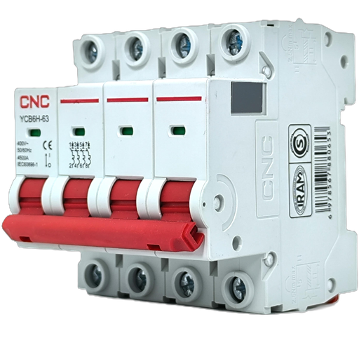[CNCYCB6H-63-4PC63] Térmica 4x63A 4,5Ka 230/400V 50/60Hz Curva=C