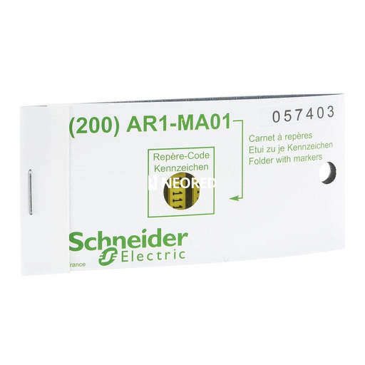 [SCHAR1MB01R] Identificador de Cable Letra R x  200 Unidades