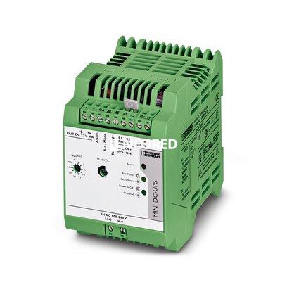 [PHO2866598] Sistema de alimentación ininterrumpida con fuente de alimentación integrada, 4 A, en combinación con MINI-BAT/12/DC 1.6 Ah o 2.6 Ah