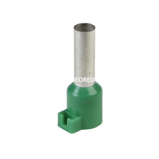 [SCHDZ5CA062] Terminales Sin Lengüeta 6mm2 - 100 Unidades - Verde