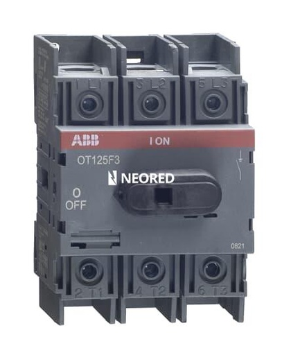 [ABB1SCA105033R1001] Interruptor  3x 125 s-fus p-DIN perilla OT