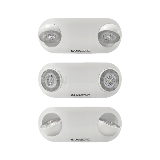 [GAMFROG-230NPC] Luz emerg autonoma   2LEDs x 1W 3H NO Per l-c