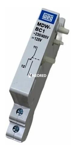 [WEG10261573] Interruptor Termomagnético MDWP Contacto AuxilIar 1NAC - Compatibilidad MDW 2 - 63 - MDW-BC1-1