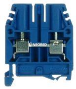 [FMNCBI06] Borne de paso azul 6mm, conexión a tornillo   