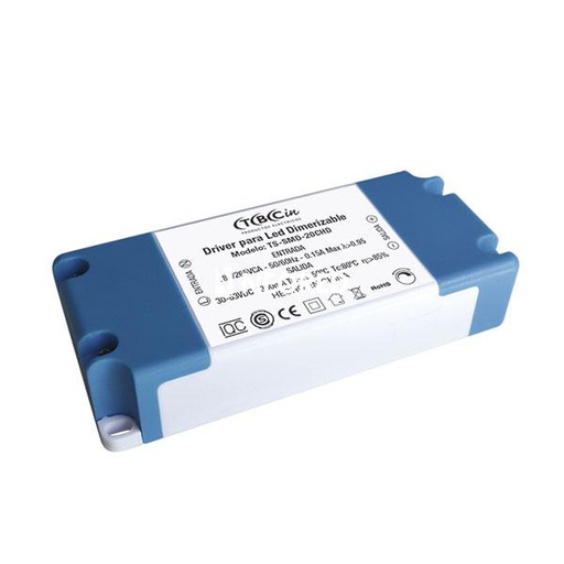 [TBCTS-SMD-20CHD] DRIVER DIMERIZABLE PARA PANELES LED