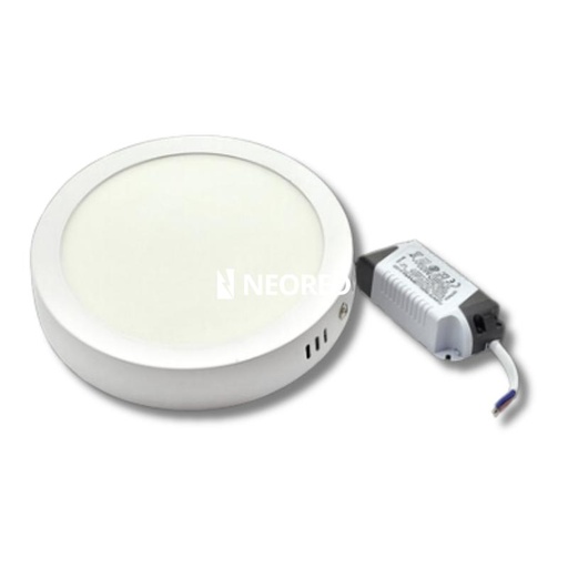 [TBCTS-SMD-412BWW-RE] LUMINARIA DE APLICAR A LED TBCIN CIRCULAR BLANCA 12W LUZ CALIDA