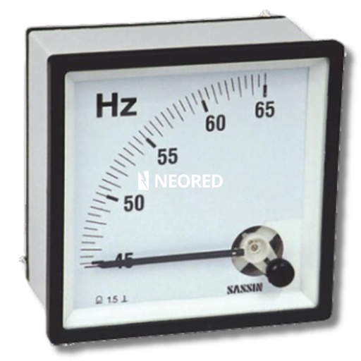 [TBCSE-96/5A] AMPERIMETRO ANALOGICO TBCIN PARA UTILIZAR CON TRANSFORMADOR 5A 96X96