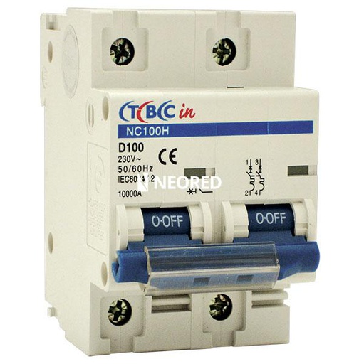 [TBCNC-480H] INTR. AUT. TERMG. TETRAPOLAR 80A