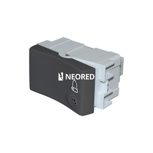 [JEL50052] Interruptor Unipolar Pulsador Gris