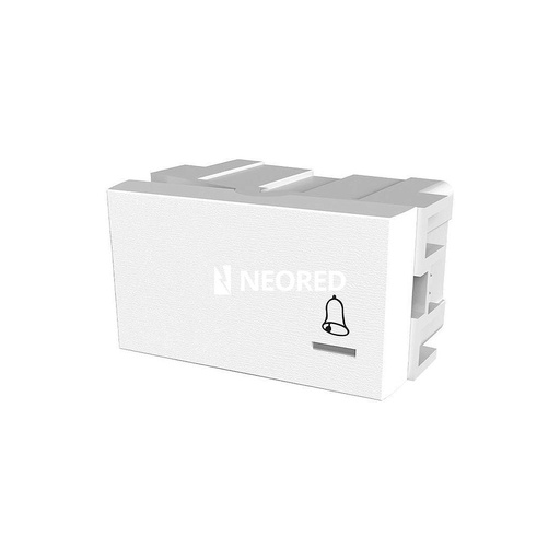 [JEL60052] Interruptor Unipolar Pulsador Blanco