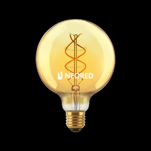 [CORBFG125-5WW] Lampara tipo globo Golden Ambar 5w Macroled calido