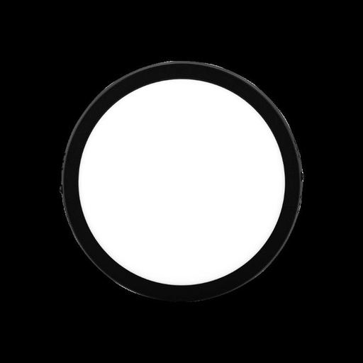 [CORNPR18CW] Panel plafon circular negro 18W Macroled frio