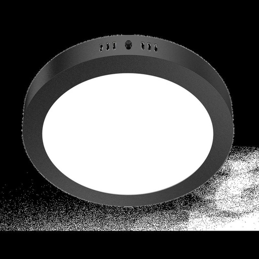 [CORNPR18WW] Panel plafon circular negro 18W Macroled calido