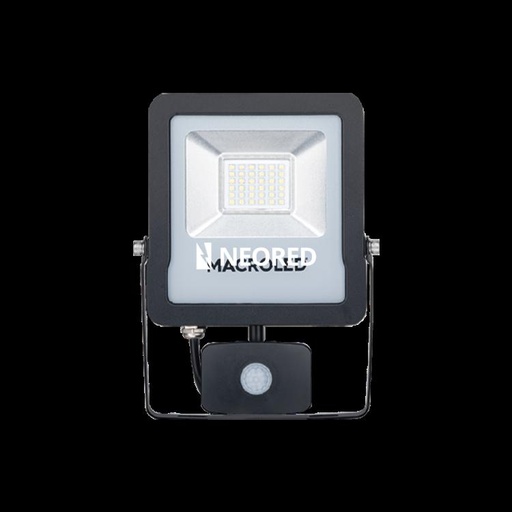 [CORPFLS-30W-110D-857-CW] Reflector con sensor de movimiento 30w Macroled frio - SFLSV2-30CW