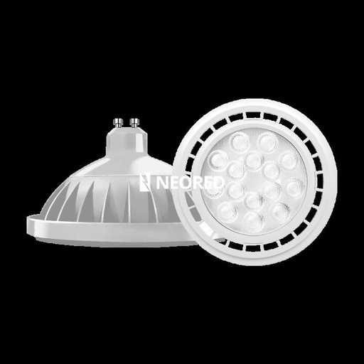 [CORBND111-11-WW] Lampara AR111 blanca 11W Macroled calido