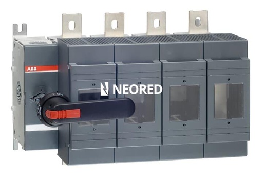 [ABB1SCA022825R4290] Seccionador portafusibles bajo carga rotativo In=630A - 3 polos + neutro seccionado