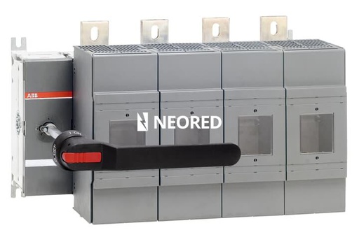 [ABB1SCA105243R1001] Seccionador portafusibles bajo carga rotativo In=1250A - 3 polos + neutro seccionado