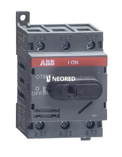 [ABB1SCA105798R1001] Seccionador bajo carga rotativo In=80A - 3 polos