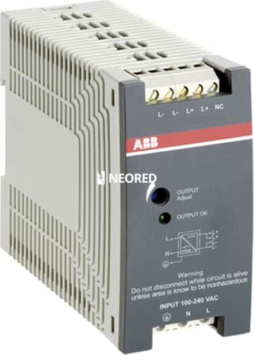 [ABB1SVR427032R0000] Fuente de Alimentacion Salida 24 Vcc / 2,5 A Entrada 85 - 264 Vca/90-375 Vcc