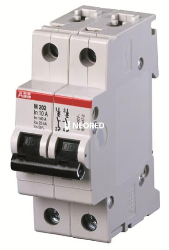 [ABB2CDA282799R0251] Dis-Interruptor Solo Magnético 2 Polos, 25A, 10kA