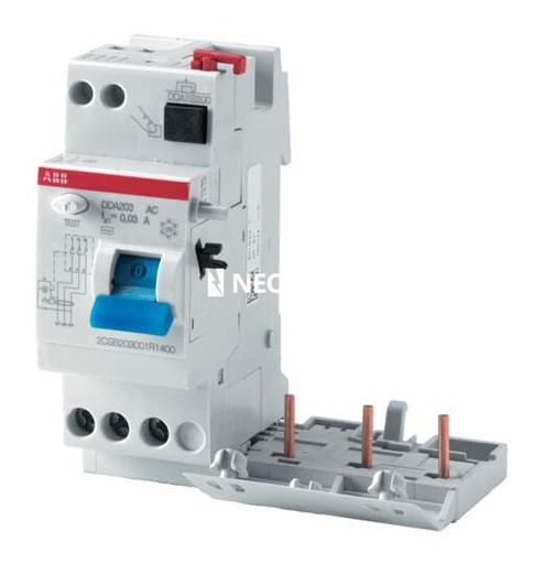 [ABB2CSB203101R1630] Bloque Diferencial 63A Clase A 30mA 3 Polos (p/S200)